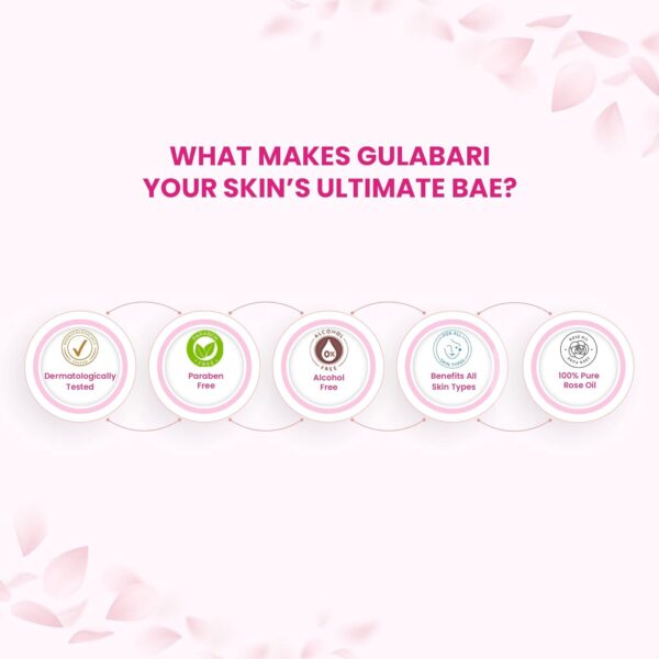 Rose Water | Dabur Gulabari Premium | 59ML - Image 2