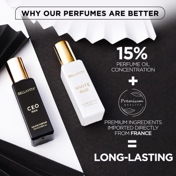 Bella Vita CEO MEN & WHITE OUD Perfume - Image 2