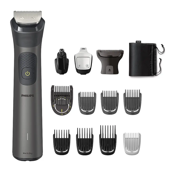 All in One Trimmer | 13 in 1 Face | Professional Finish | Twin Trim All Metal Steel Blades | Precision Trimming Comb | 120 Minutes Run Time| 5 Min Quick Charge