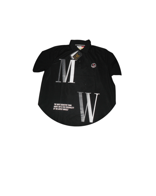 Black Collar Men T-Shirt - Image 2