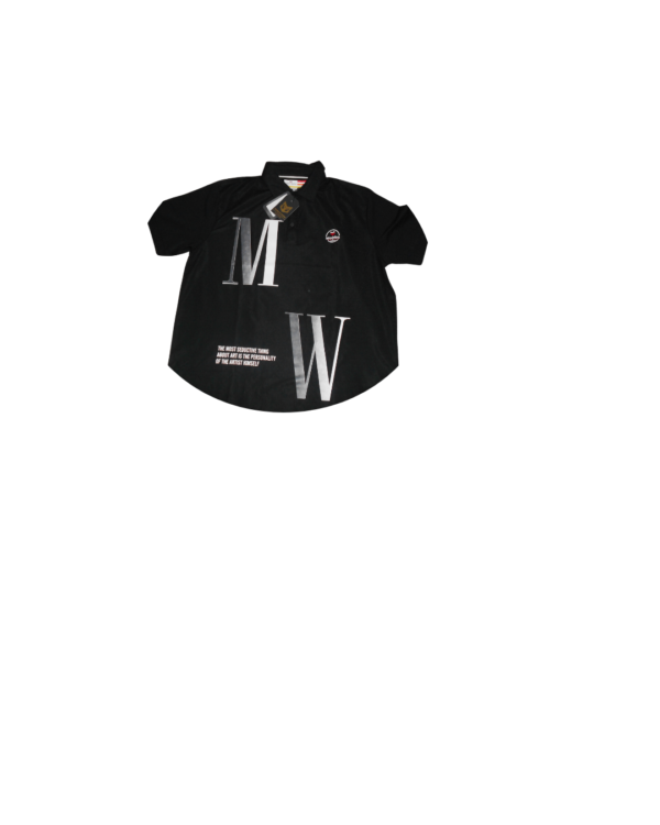 Black Collar Men T-Shirt - Image 3