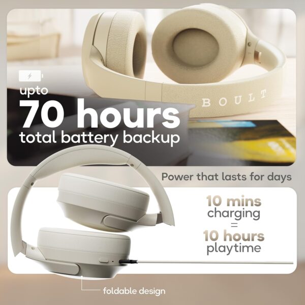 Boult Q Over Ear Bluetooth Headphones - Image 4