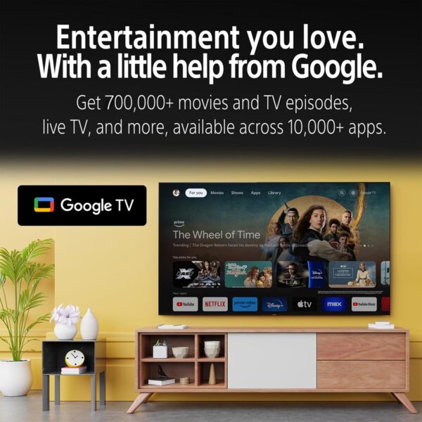 Sony 139 cm (55 inches) BRAVIA 2 4K Ultra HD Smart LED Google TV K-55S25B (Black) - Image 2