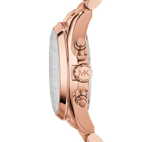 Michael Kors Stainless Steel Lexington Analog Gold Dial Women's Watch - Image 4