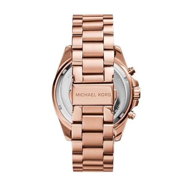Michael Kors Stainless Steel Lexington Analog Gold Dial Women's Watch - Image 3