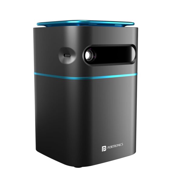 Portronics Pico 12 Portable Smart Projector – Android 11, 4K Ultra HD Support.