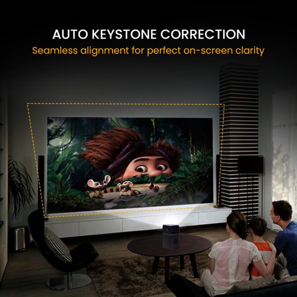 Portronics Pico 12 Portable Smart Projector – Android 11, 4K Ultra HD Support. - Image 5