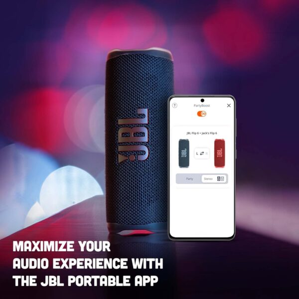 JBL Flip 6 Wireless Portable Bluetooth Speaker - Image 5