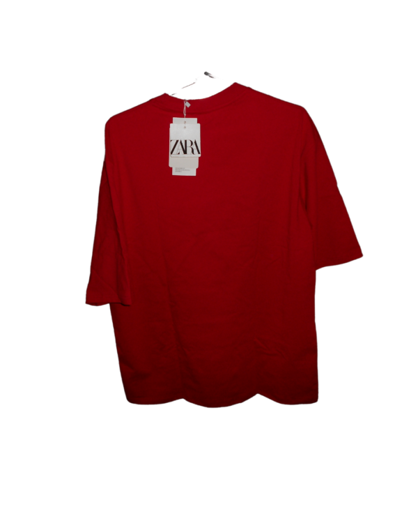 Round neck t-shirt maroon color