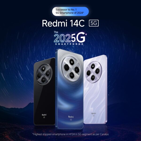 Redmi 14C 5G (Stargaze Black, 4GB RAM, 64GB Storage) | Superfast 4nm Snapdragon 4 Gen 2 | - Image 2