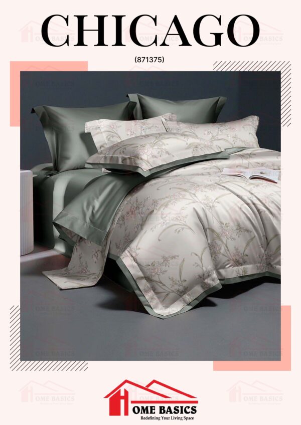 Chicago king Bedsheet with two pillow cover | 100 X 108 |