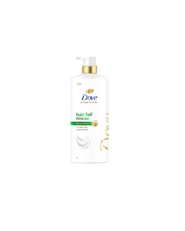 Dove Hair Fall Rescue Shampoo: The Solution for Thicker, Healthier Hair,1 Ltr