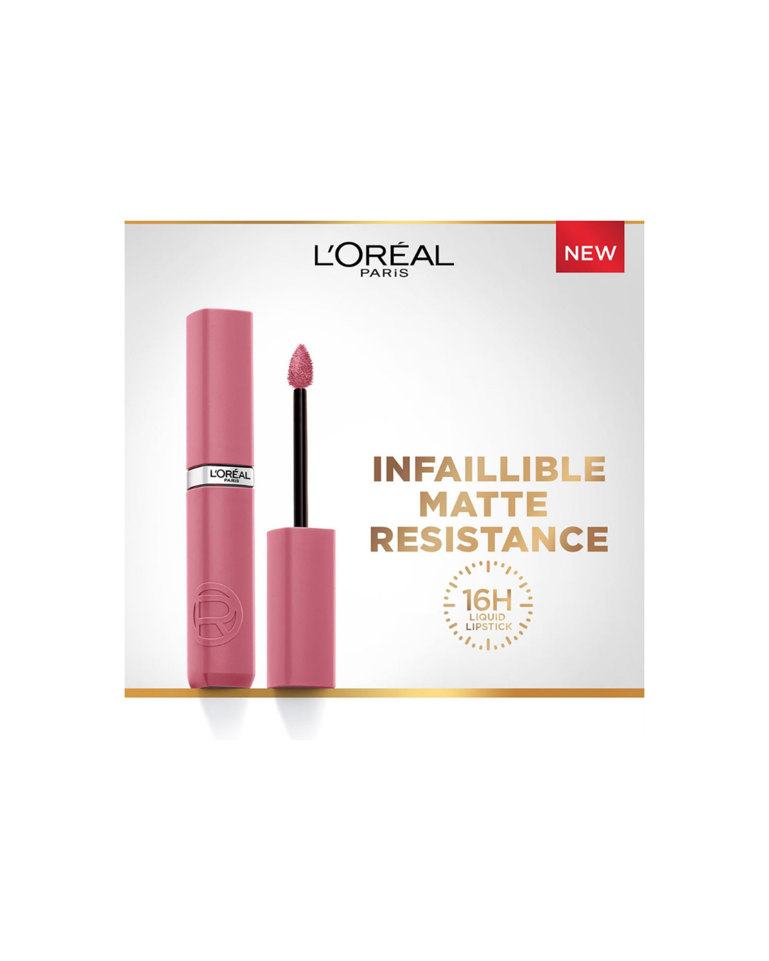 L'Oreal Paris Infallible Matte Resistance Liquid Lipstick in shade Road Tripping 240 (5 ml). - Image 4