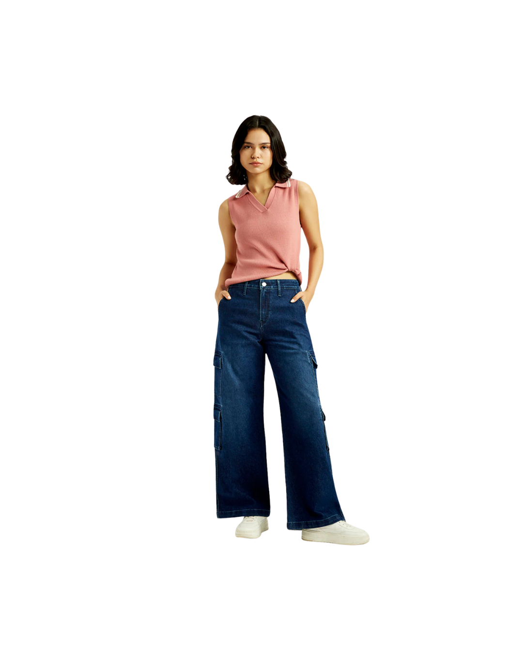 Dark Indigo Baggy Fit Mid Rise Jeans – effortlessly stylish, ultra-comfortable - Image 4